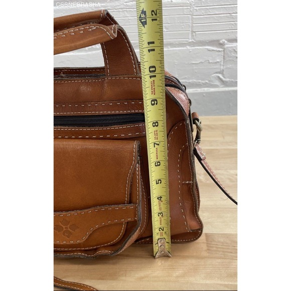 PATRICIA NASH Tan Women's Moscava Double-Zip Cross-Body Bag - Size - Picture 8 of 10